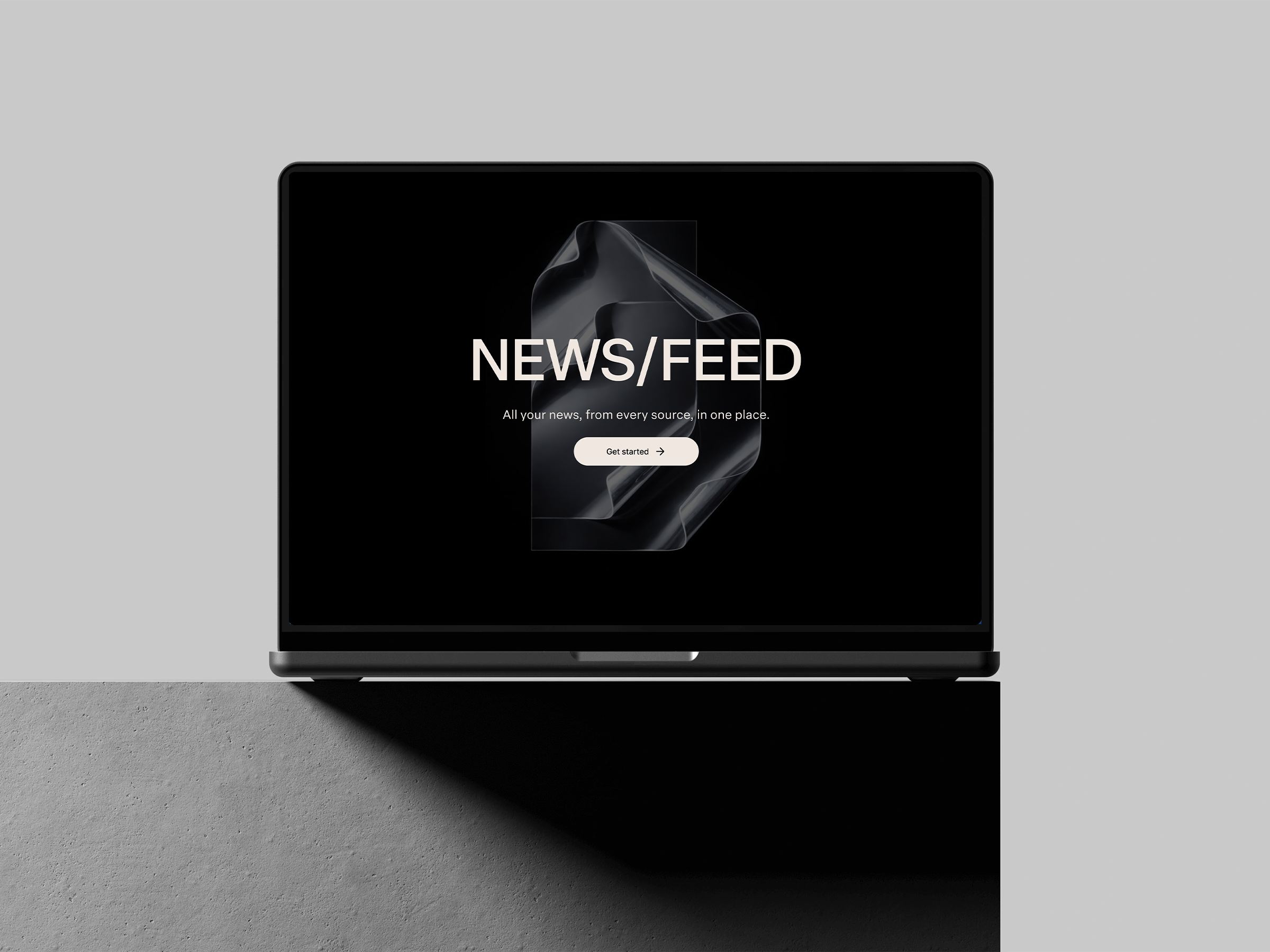 Dreamer News/Feed displayed on a MacBook